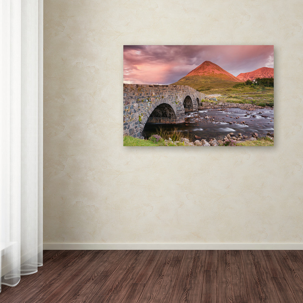 Michael Blanchette Photography 'Scottish Bridge' Canvas Art, 24"x16"