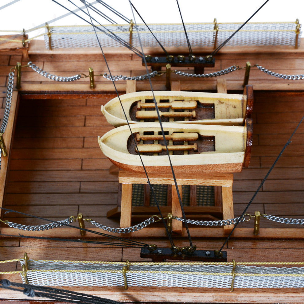 Hms Victory Painted Museum-quality Fully Assembled Wooden Model Ship