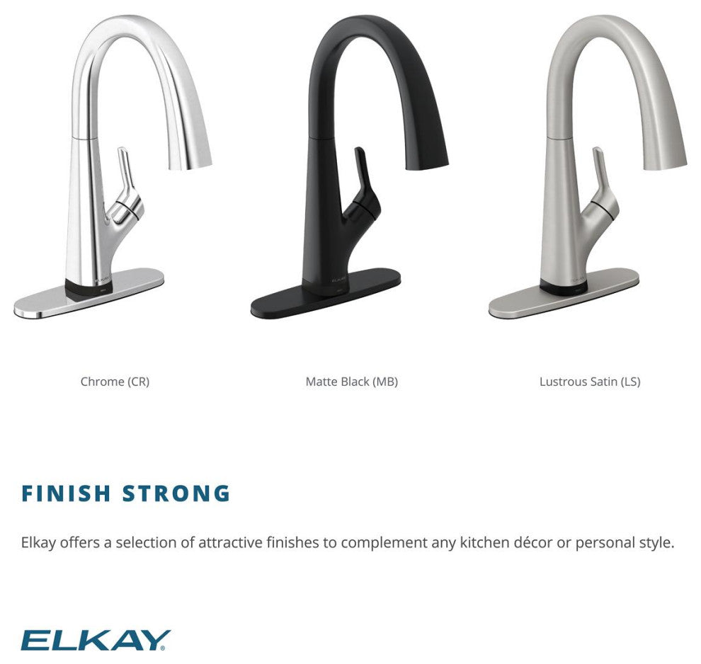 Avado Single Hole 2-in-1 Kitchen Faucet with Filtered Drinking Water, Chrome