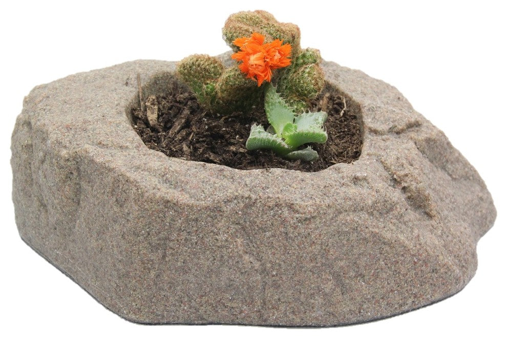 Artificial Rock Planter, Model 130, Riverbed