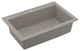 Karran Drop-In Quartz 33" 1-Hole Single Bowl Kitchen Sink, Concrete