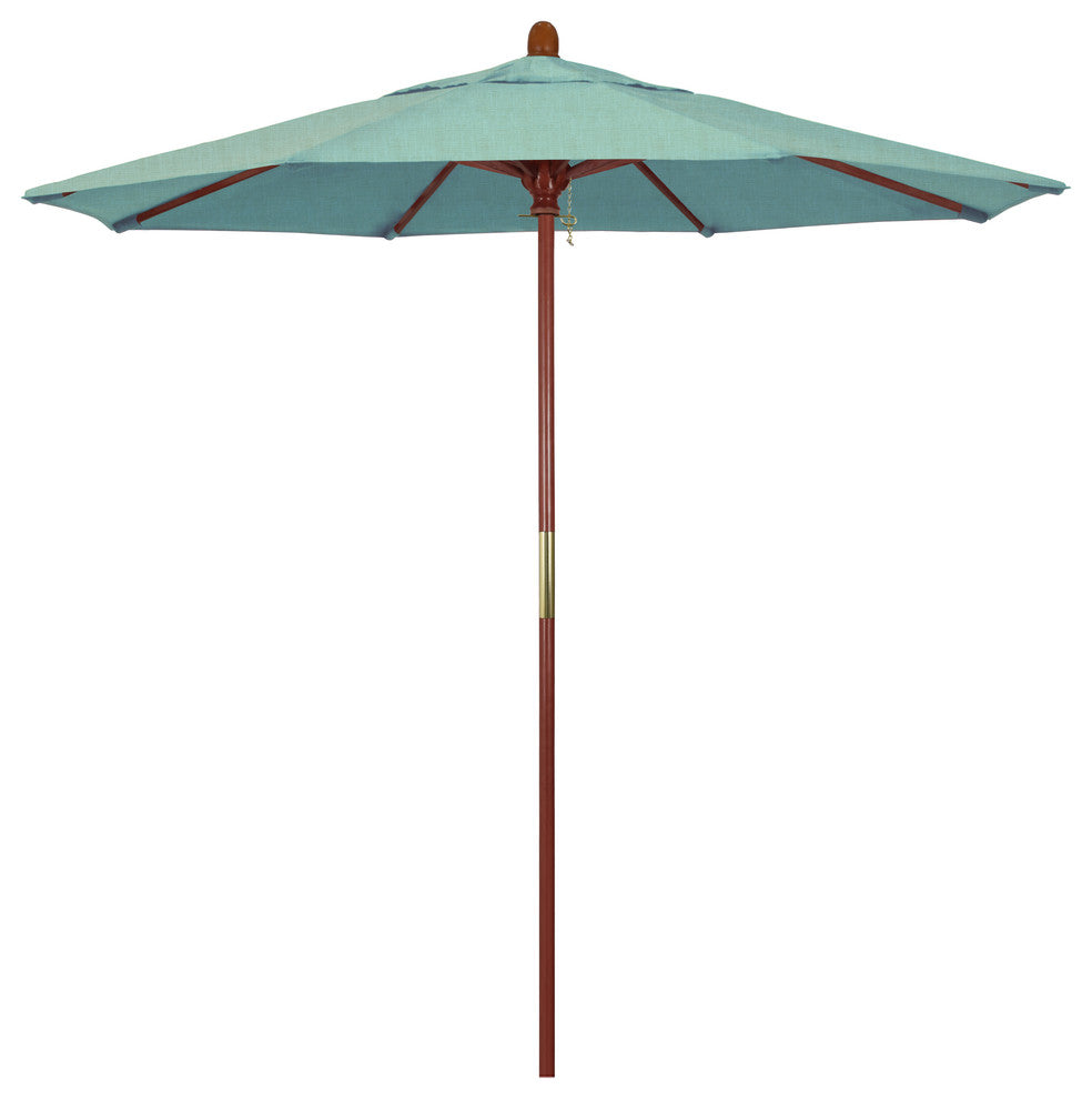 7.5' Wood Umbrella, Spa