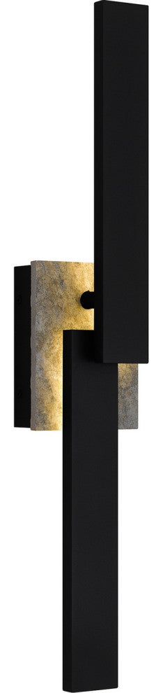 Todman LED Outdoor Wall Mount in Earth Black