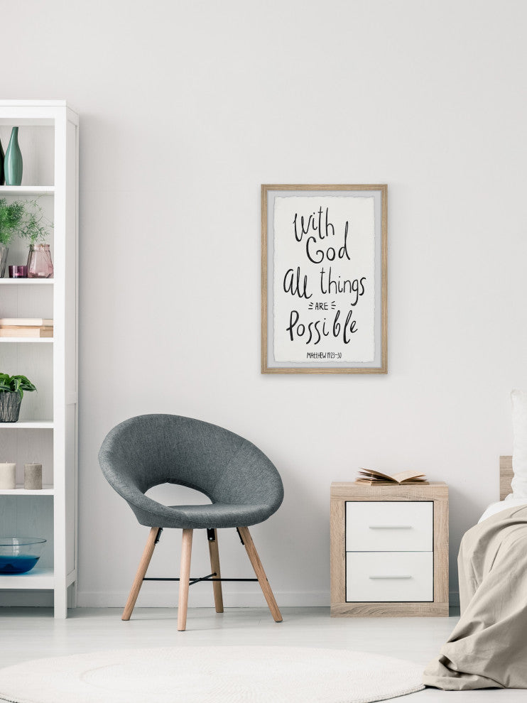 "All Is Possible" Framed Painting Print, 8x12
