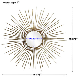 Uttermost Golden Rays Starburst Mirror