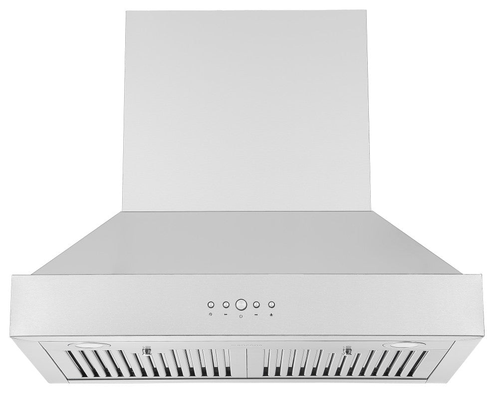 30 in. Wall-Mounted Range Hood in Stainless Steel
