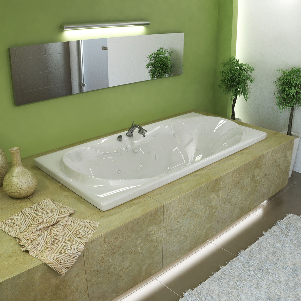 Atlantis Whirlpools Whisper 42 x 72 Rectangular Whirlpool Jetted Bathtub