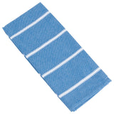 Classic Striped Pattern Kitchen Towel Napkin, Set of 4, Blue