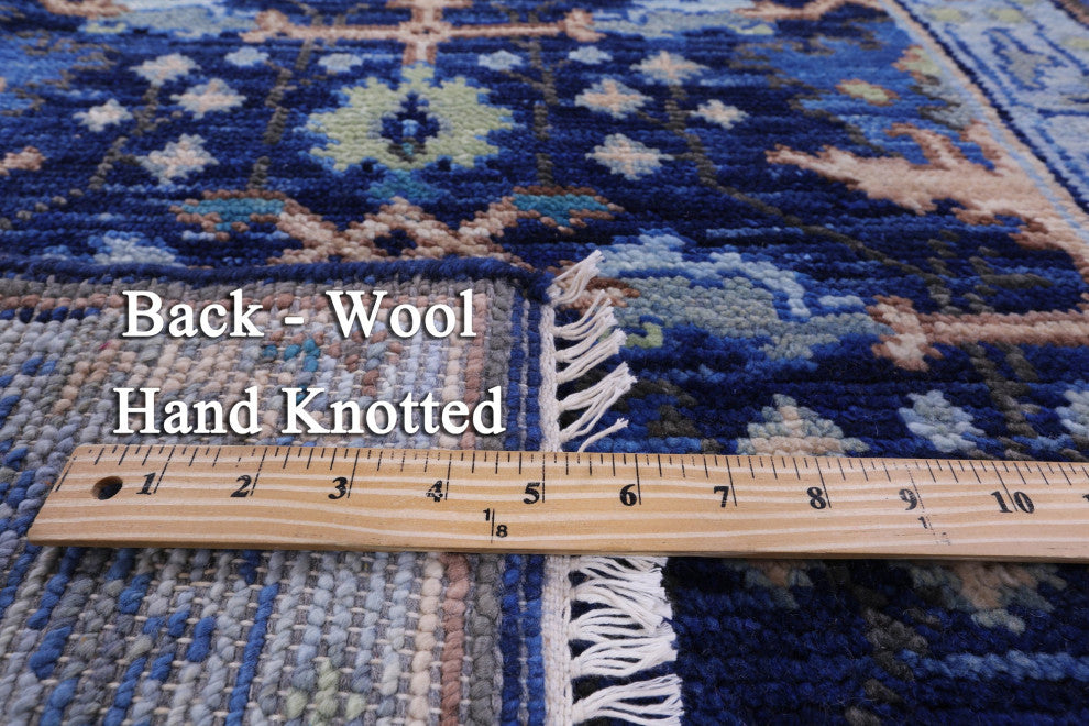Runner Turkish Oushak Handmade Wool Rug 2' 7" X 8' 1" - Q15481