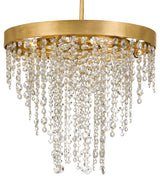 Crystorama Lighting Group WIN-615-CL-MWP Winham 5 Light 20"W - Antique Gold