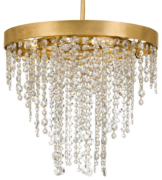 Crystorama Lighting Group WIN-615-CL-MWP Winham 5 Light 20"W - Antique Gold