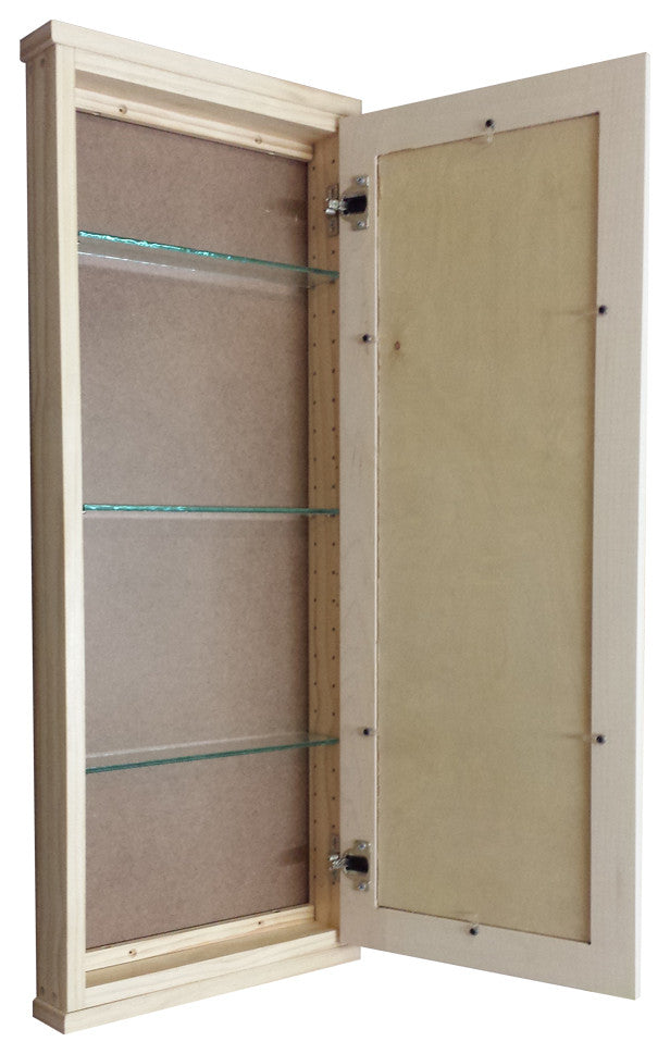 Angela On the Wall Unfinished Cabinet 37.5h x 15.5w x 5.25d