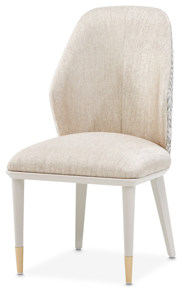 Lisbon Dining Side Chair, Set of 2, Silken Matte Cream