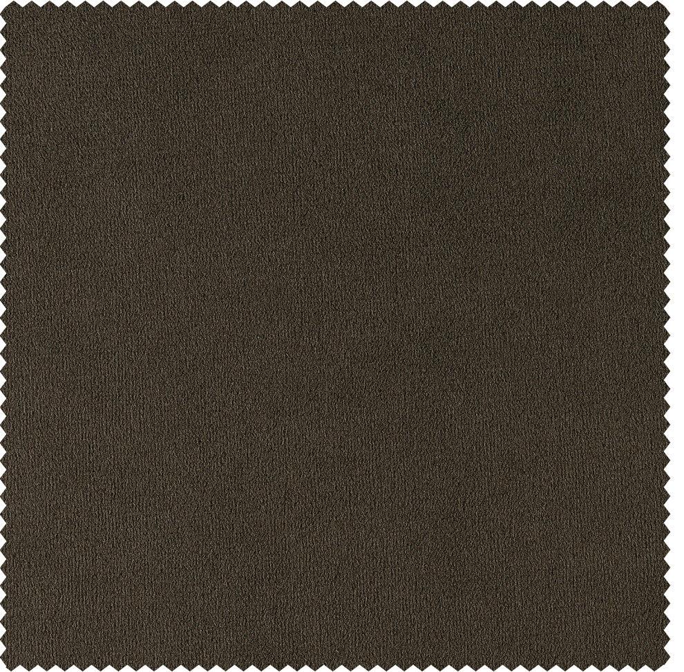 Signature Java Doublewide Blackout Velvet Curtain Single Panel, 100"x108"