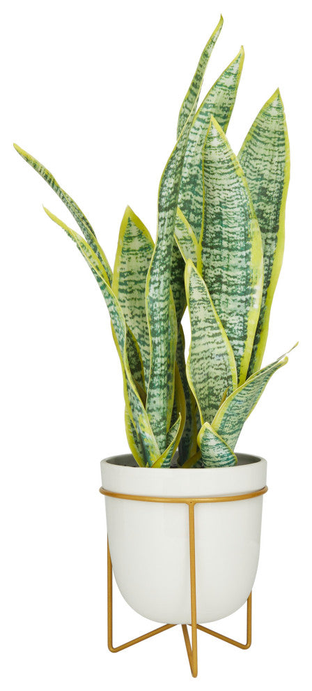 Traditional Green Faux Foliage Artificial Plant
