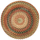 Capel St. Johnsbury Wheat 0440_100 Braided Rugs - 5' 6" Round