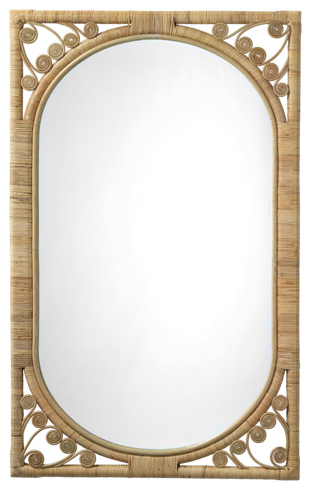 Primrose Rattan Mirror