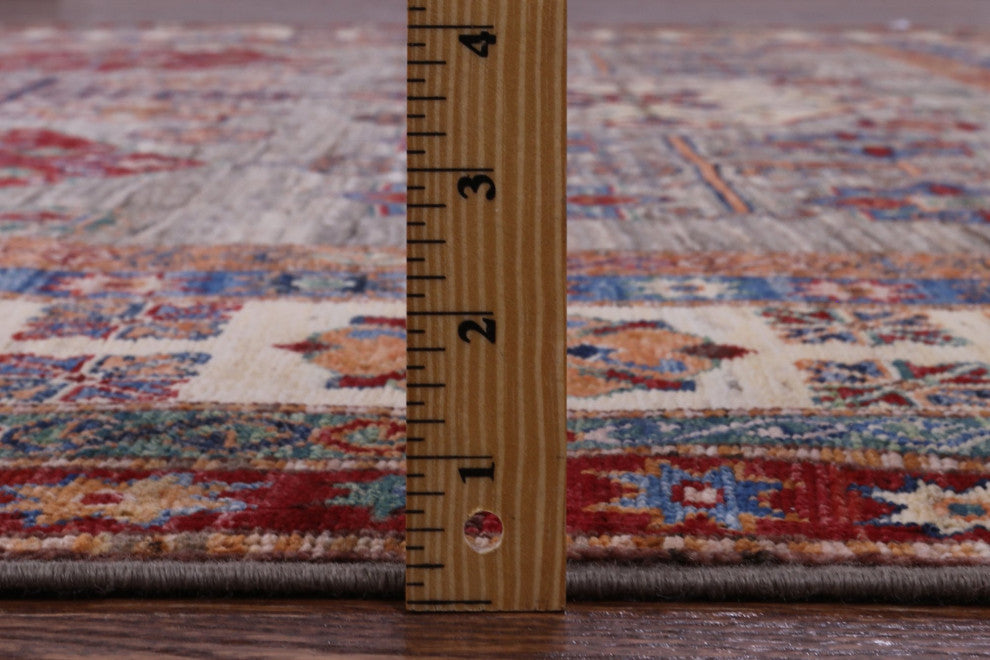 Handmade Super Kazak Wool Rug 8' 3" X 11' 3" - Q12417
