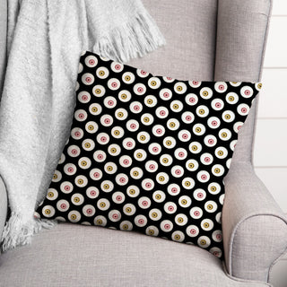Pink And Gold Eyeballs 20x20 Throw Pillow