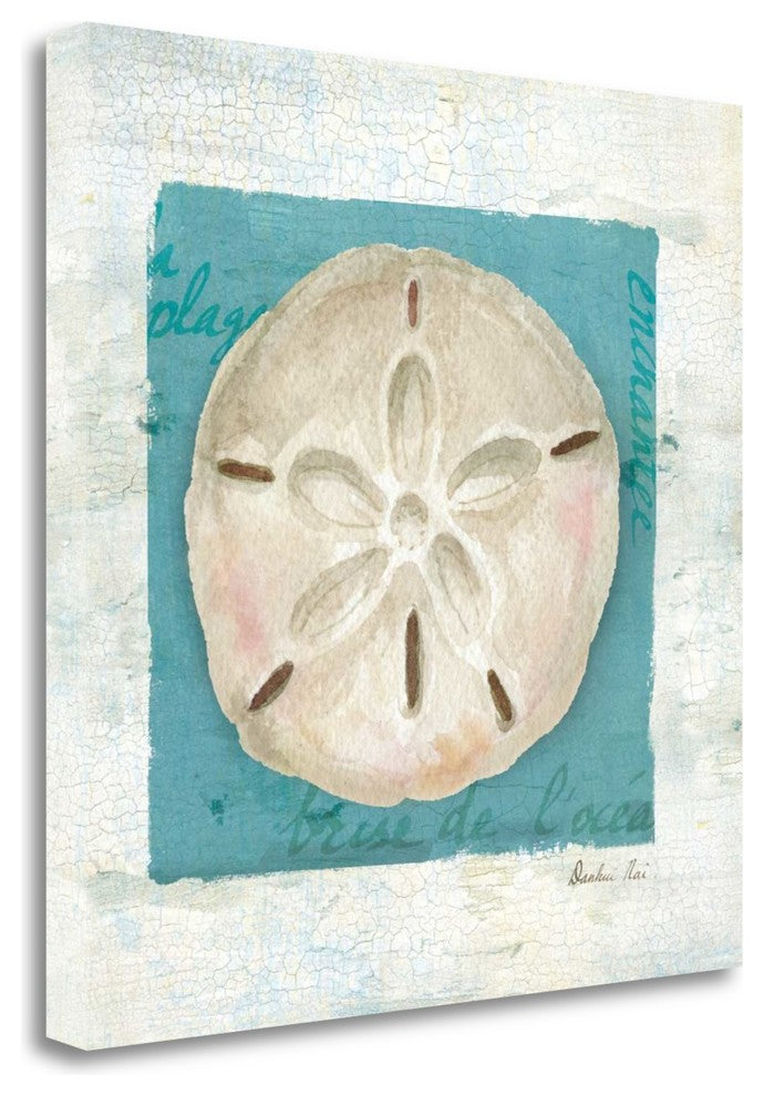 "Shades Of Blue III" By Danhui Nai, Giclee Print on Gallery Wrap Canvas