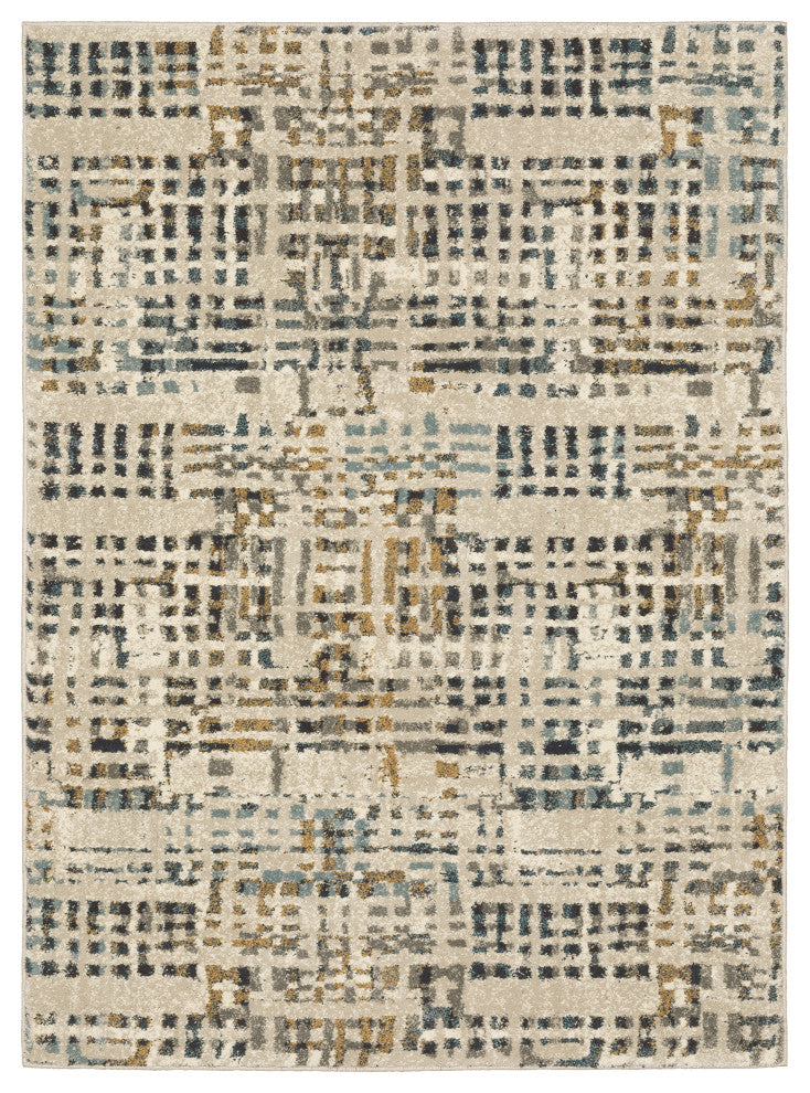 Oriental Weavers Carson Indoor Rug Beige/ Multi 2'3" X 7'6"