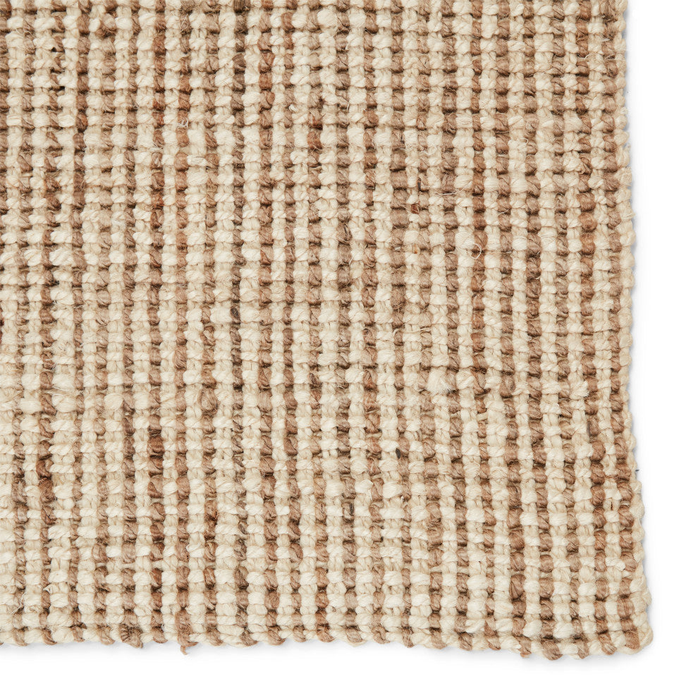 Jaipur Living Mayen Natural Solid White/ Tan Area Rug 12'X15'