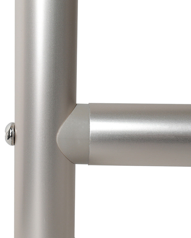 Utopia Alley Aluminum Shower Curtain Rods 60" Large Size by 25", Nickel