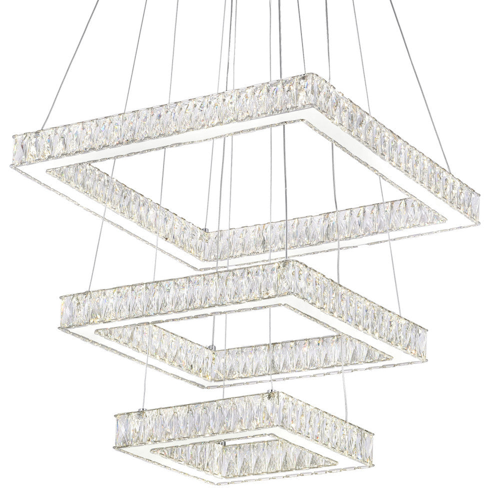 Florence LED Chandelier With Chrome Finish