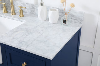 Home Living 22" Farmhouse Blue-Light Bathroom Vanity