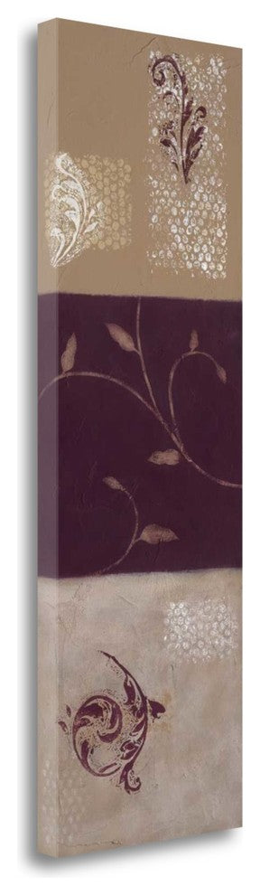 "Paisley And Plum I" By Rita Vindedzis, Giclee Print on Gallery Wrap Canvas
