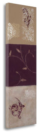 "Paisley And Plum I" By Rita Vindedzis, Giclee Print on Gallery Wrap Canvas
