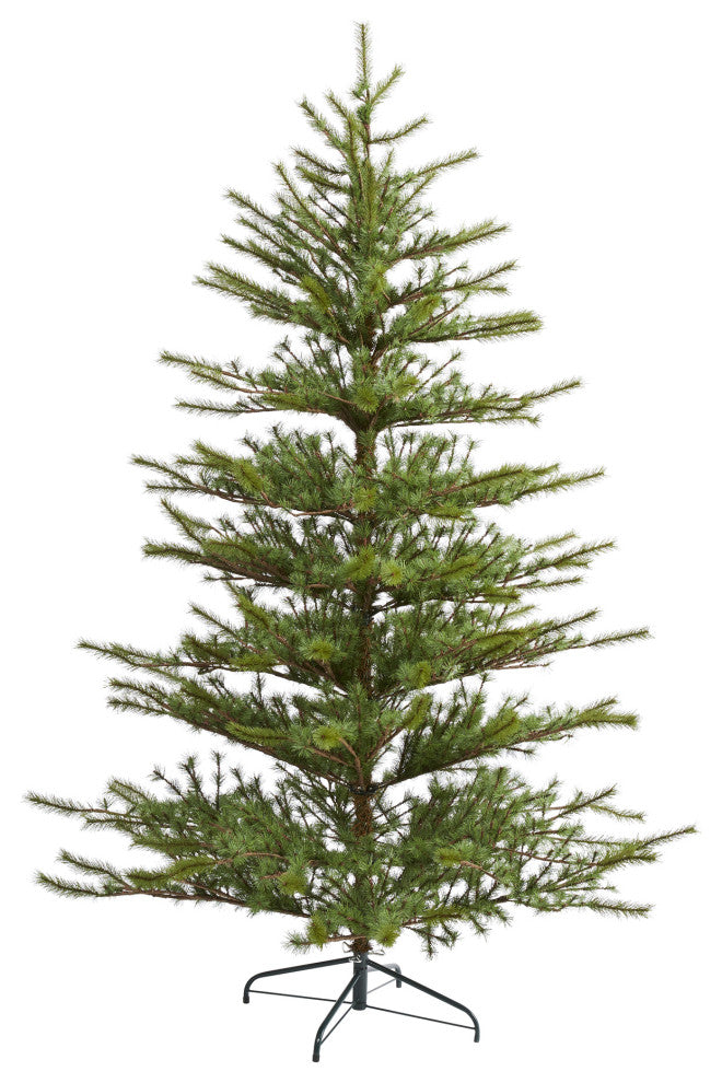 7' Vancouver Mountain Pine Artificial Christmas Tree With 374 Bendable Branches