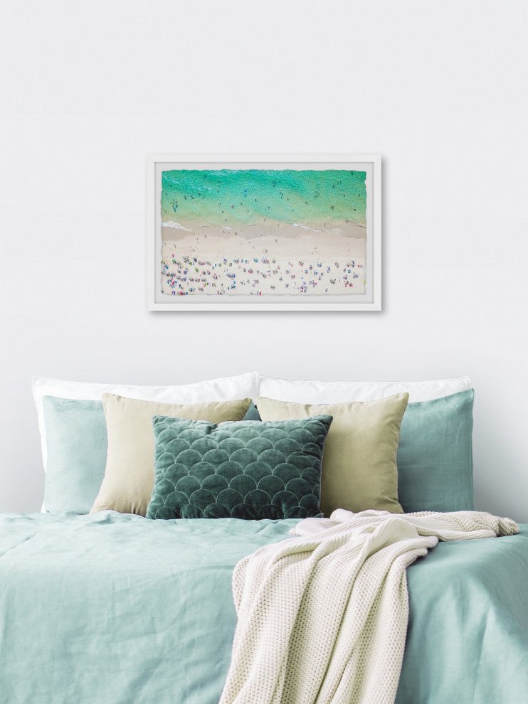 "Beach Destination" Framed Painting Print, 30x20
