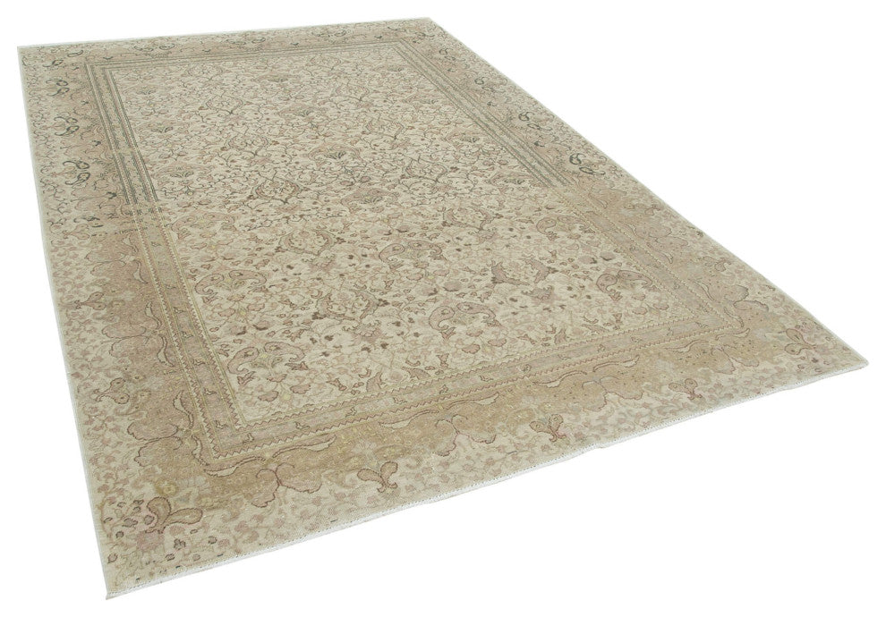 Rug N Carpet - Hand-knotted Turkish 6' 7'' x 9' 7'' Decorative Area Rug