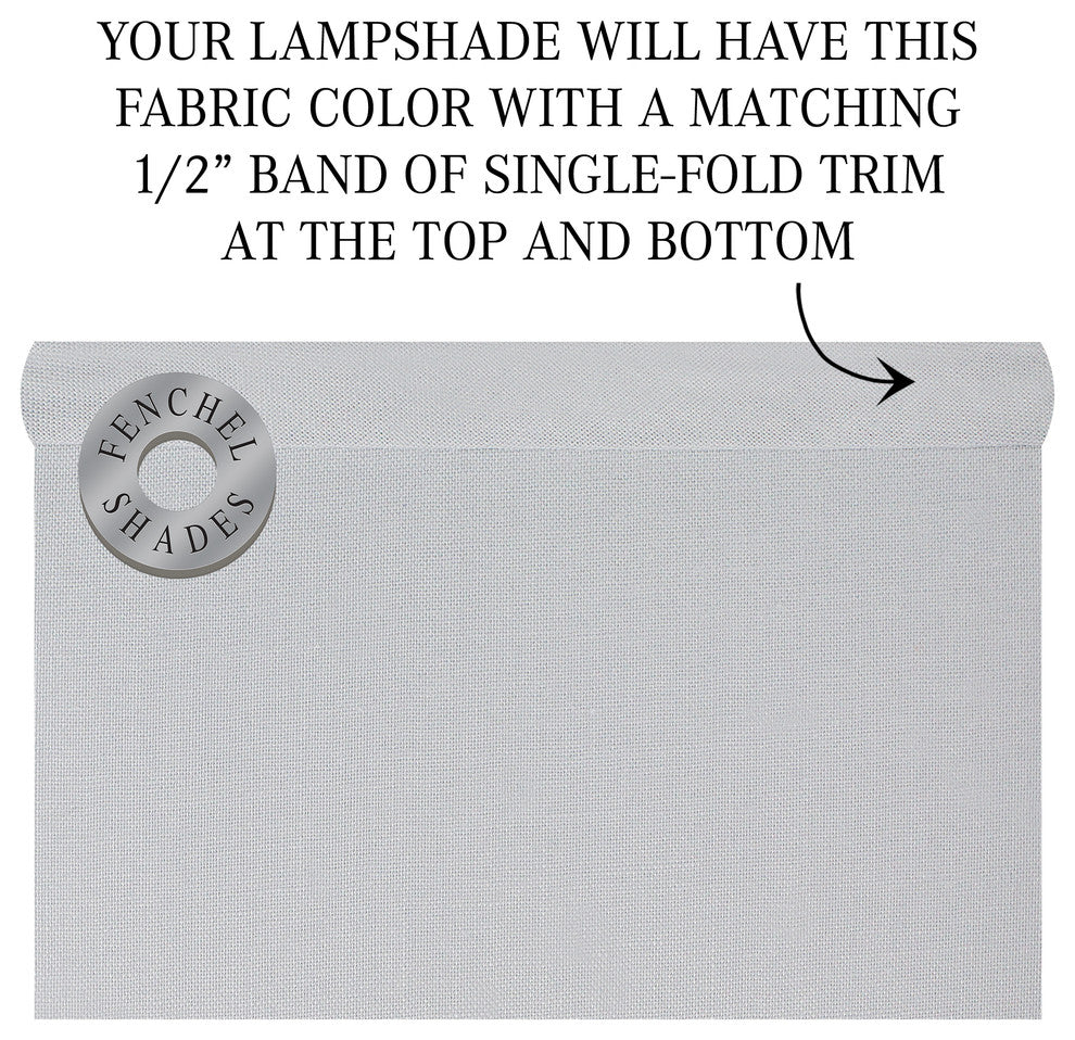 Fenchel Shades, 5"x10"x8" Bulb Clip Attachment Empire Lamp Shade, Linen