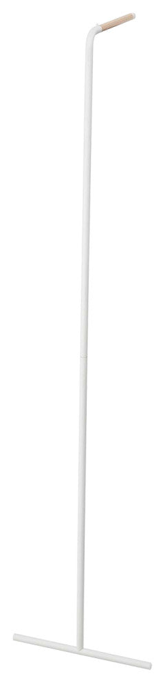 Tower Leaning Slim Coat Hanger, White