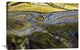 "Autumn Patterns In Small Waterfall, Canterbury, New Zealand" Artwork, 36" x 24"