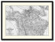 Canada Alaska Vintage B&W Map Canvas Print, 28"x37"