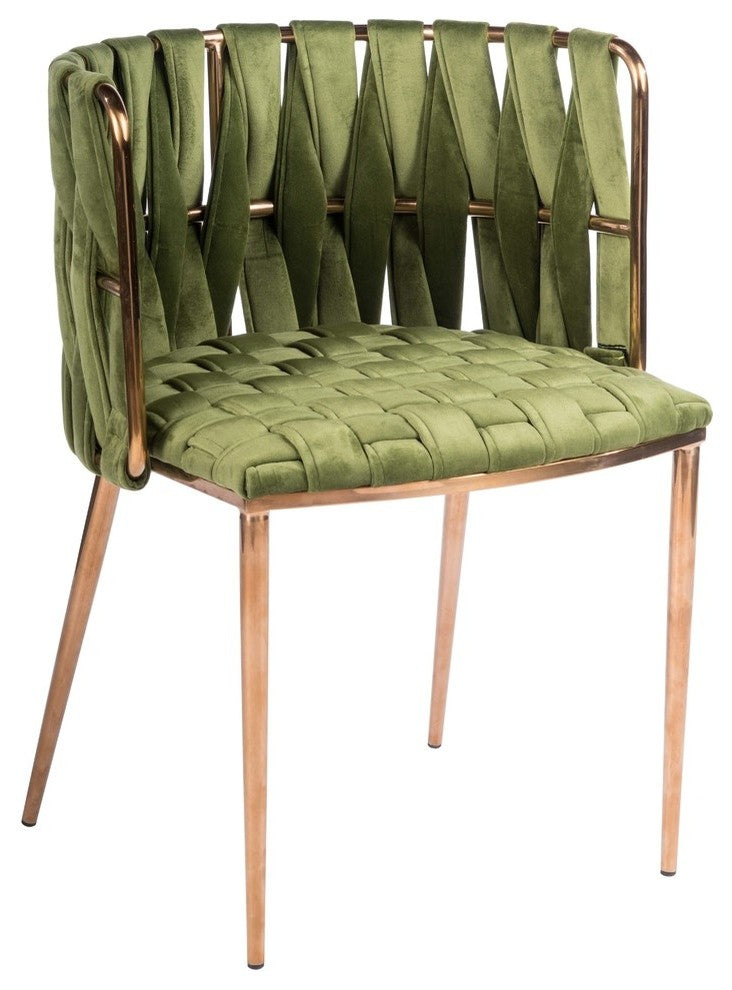 Milano Dining Chair, Green