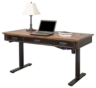 Hartford Wood Electric Sit Stand Desk