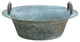 Large Antique Verdigris Copper Pot