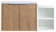 BNK Wall-Mounted Bathroom Cabinet Set with Soft-Close Doors, Imitative Oak, 36inch