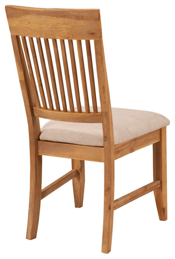 Aspen Set of 2 Side Chair, Antique Natural