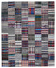 Rug N Carpet - Handmade Turkish 7' 10'' x 9' 9'' Vintage Patchwork Kilim Rug