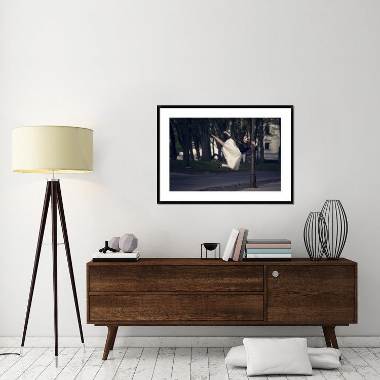 "I Dance, I Am" Framed Digital Print by Martin Krystynek, 44x32"