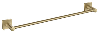 Ventus Bathroom 18" Towel Bar, Brushed Gold