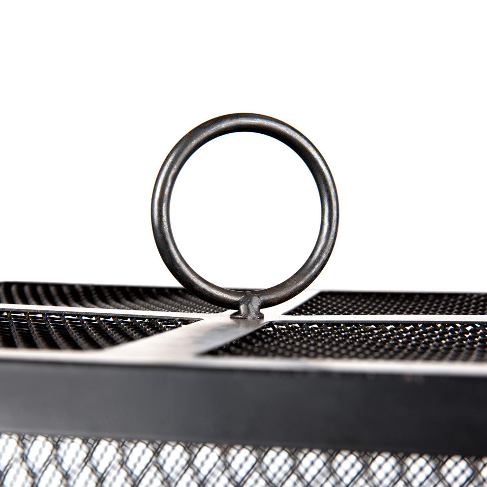 22.82'' H x 26'' W Iron Wood Burning Outdoor Fire Pit