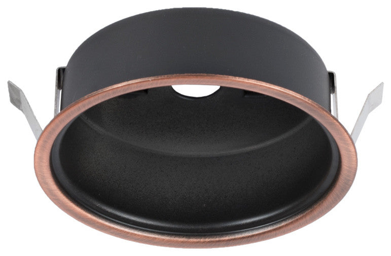 LED Button-Light Retrofit Housing, Copper Bronze