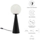 Apex Glass Globe Glass Table Lamp