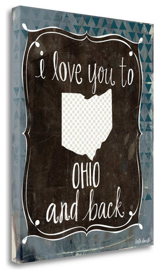"Ohio And Back" By Katie Doucette, Giclee Print on Gallery Wrap Canvas